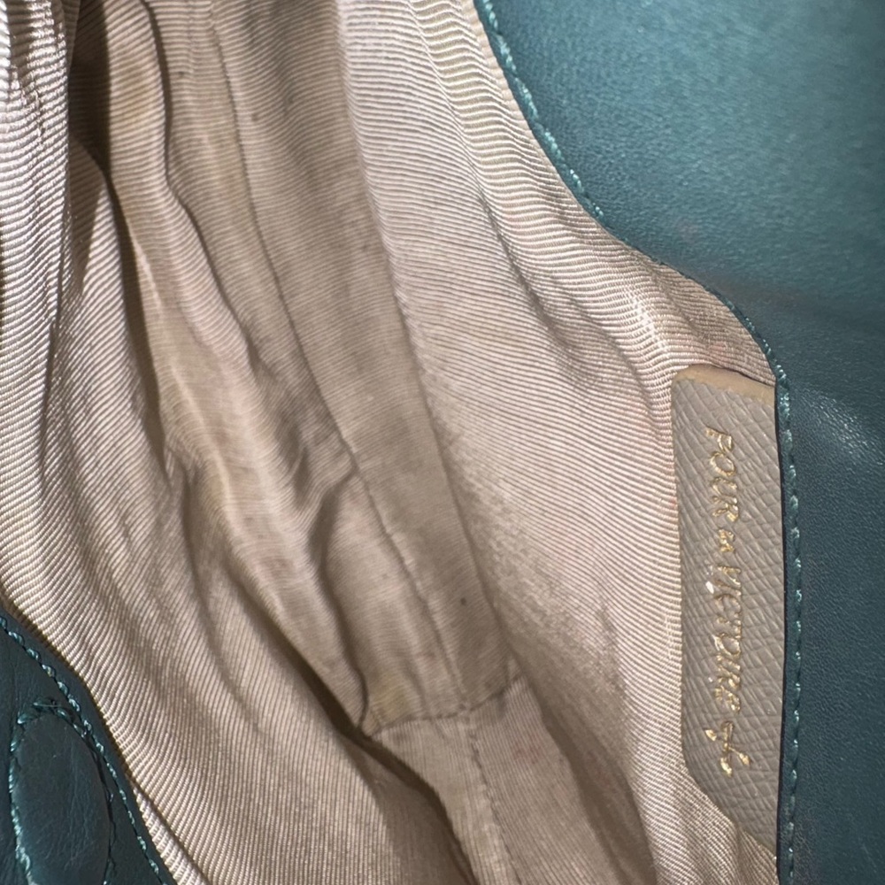 Pour La Victoire Noemi crossbody teal and black leather - Picture 10 of 15